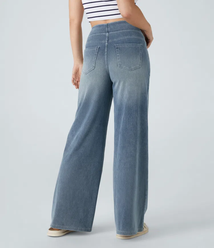 Solène - Jeans de pierna larga con ajuste relajado