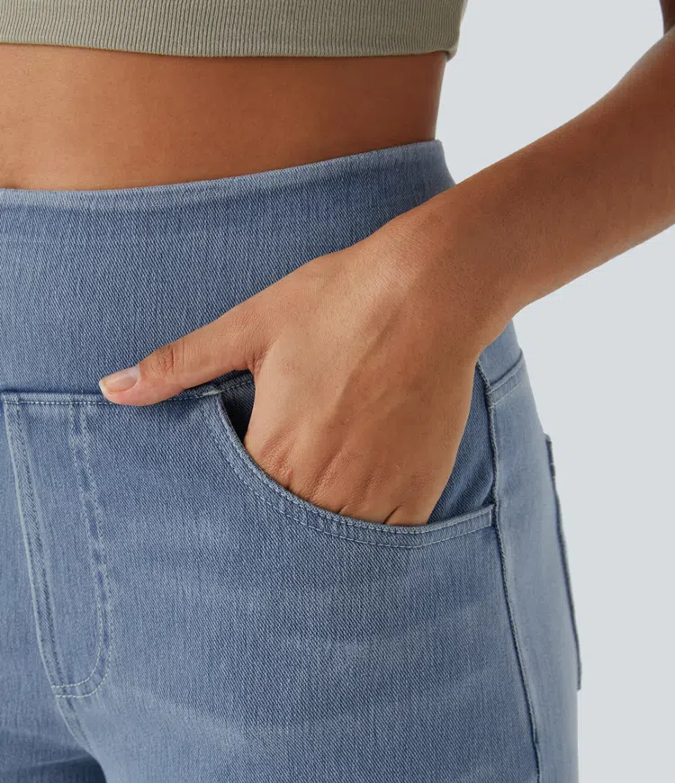 Solène - Jeans de pierna larga con ajuste relajado