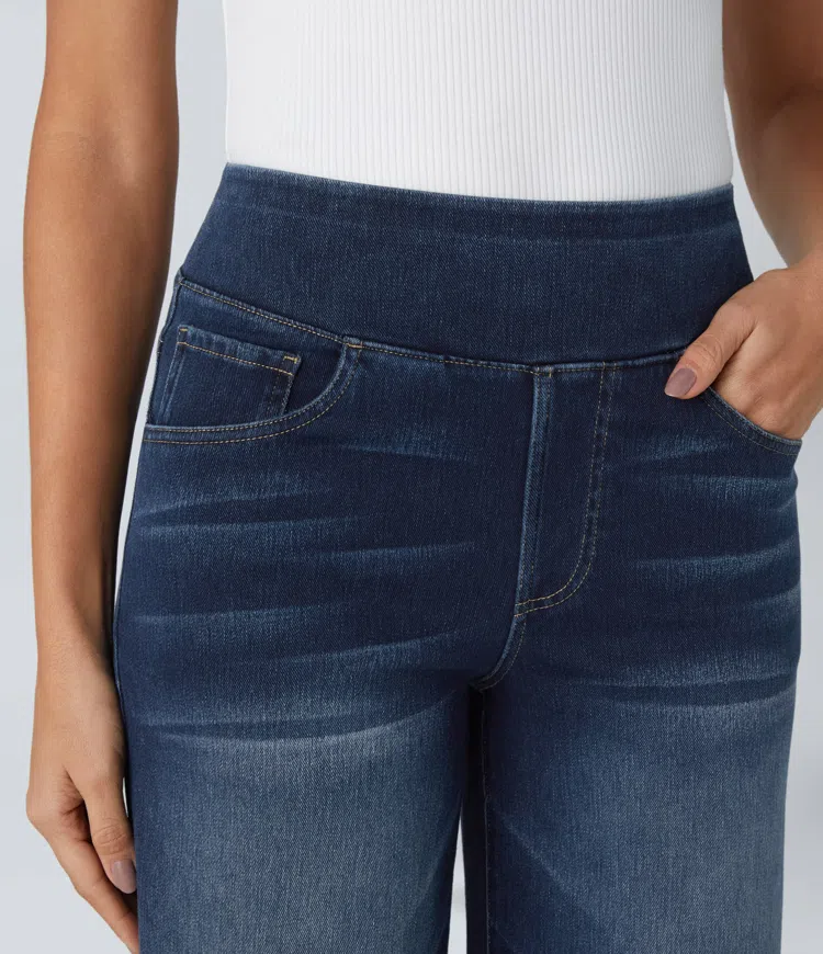 Solène - Jeans de pierna larga con ajuste relajado