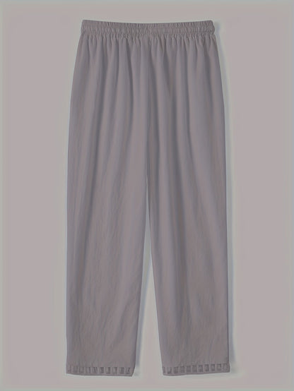 Wren – Pantalones cropped de corte relajado con detalles en contraste