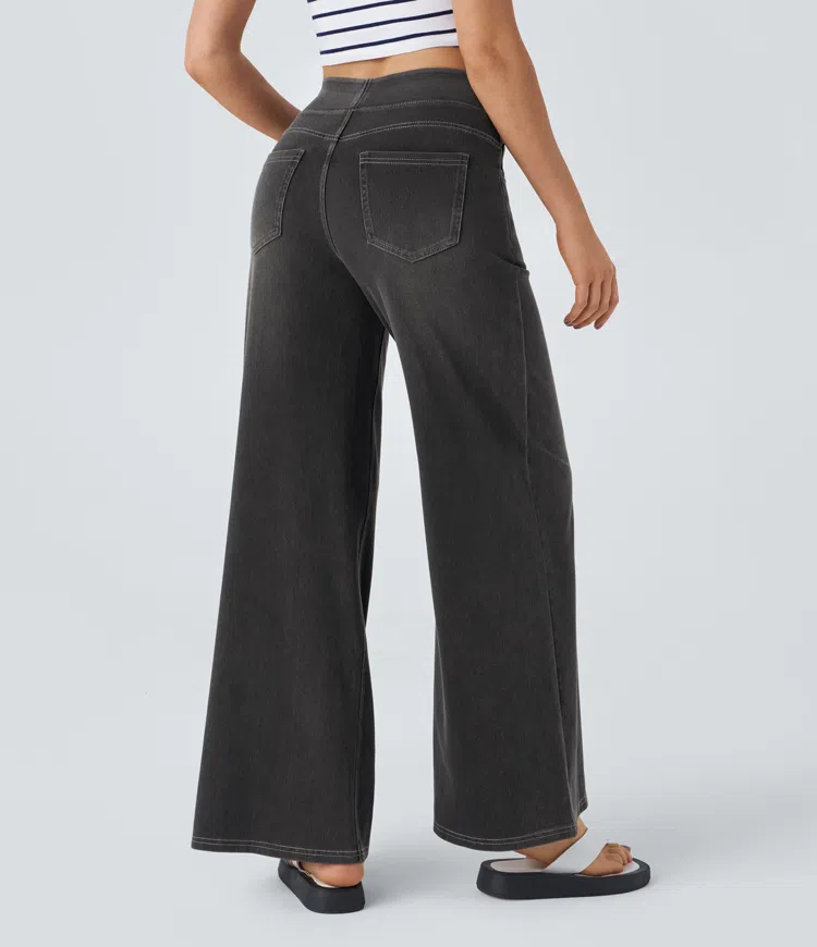 Solène - Jeans de pierna larga con ajuste relajado
