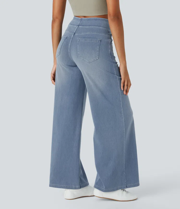 Solène - Jeans de pierna larga con ajuste relajado