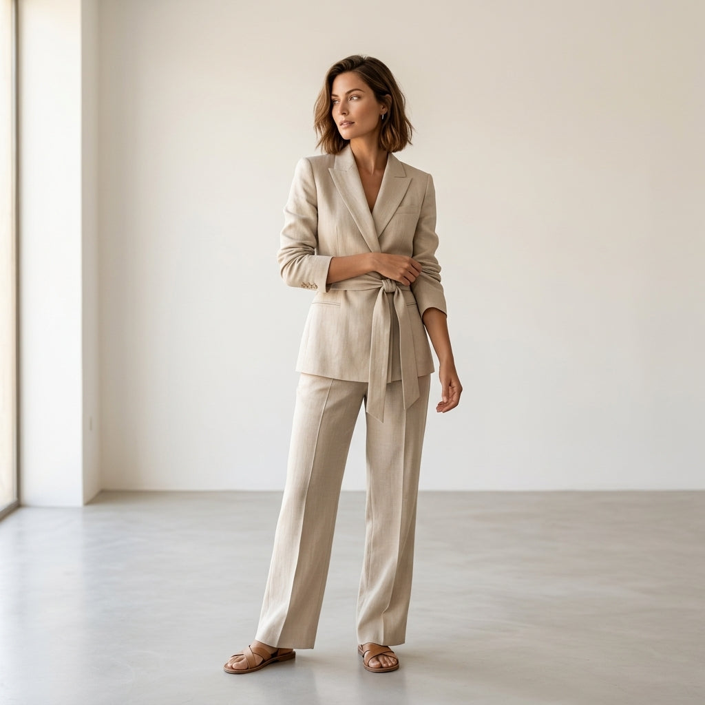 Veronica™ | Conjunto Elegante con Lazo - Toque de Distinción