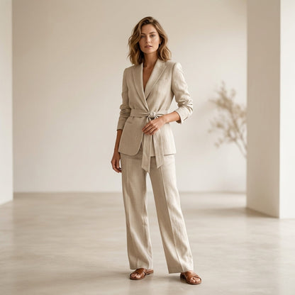 Veronica™ | Conjunto Elegante con Lazo - Toque de Distinción