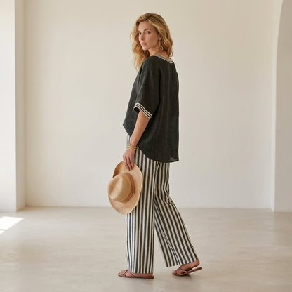 Natalia™ | Conjunto de lino elegante