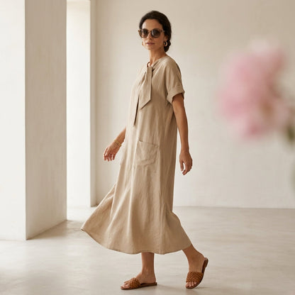 Dalia Atelier™ Elegante Vestido con bolsillos