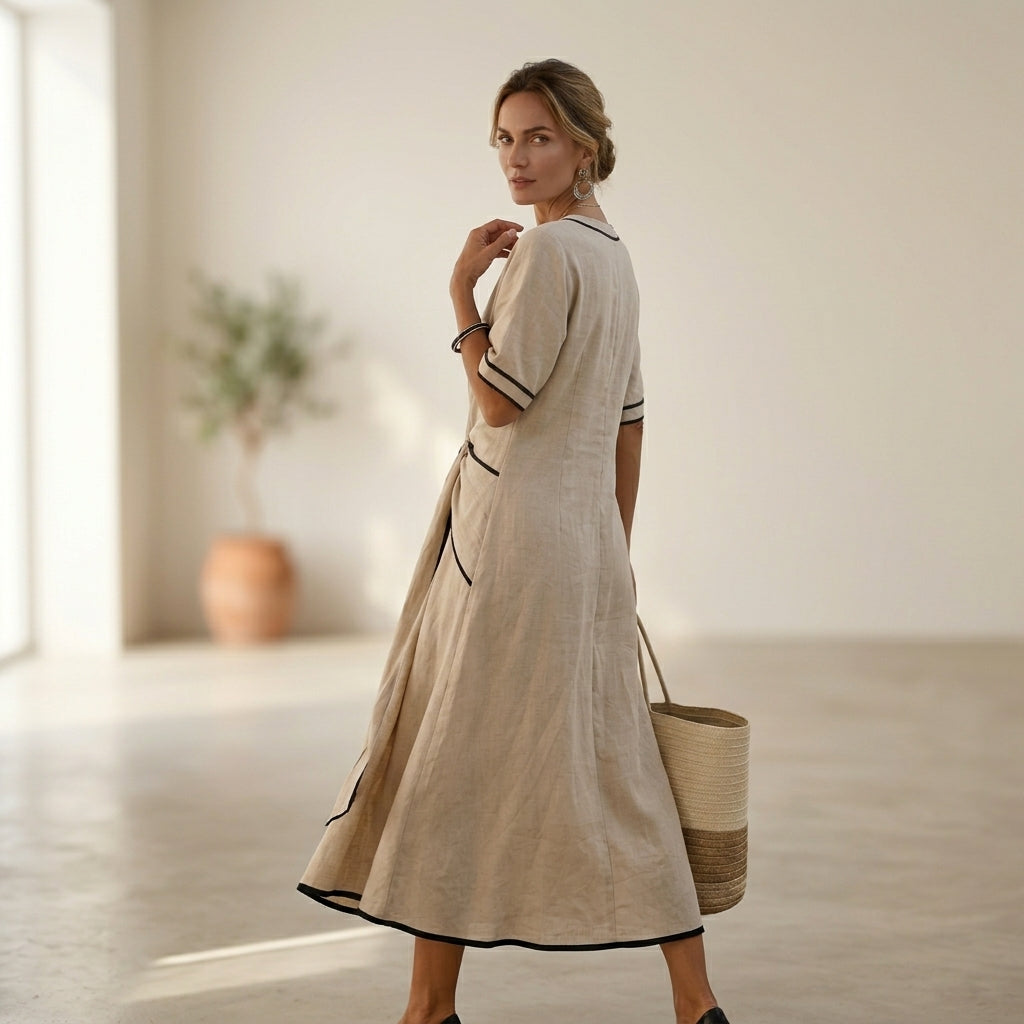 Dalia Atelier™ Vestido elegante primaveral