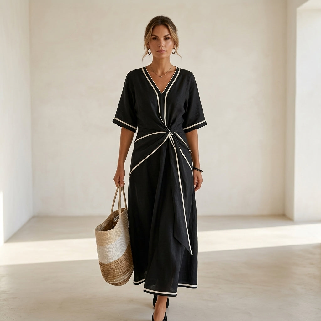 Dalia Atelier™ Vestido elegante primaveral