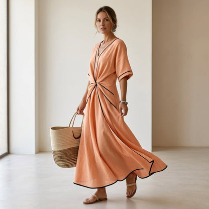Dalia Atelier™ Vestido elegante primaveral