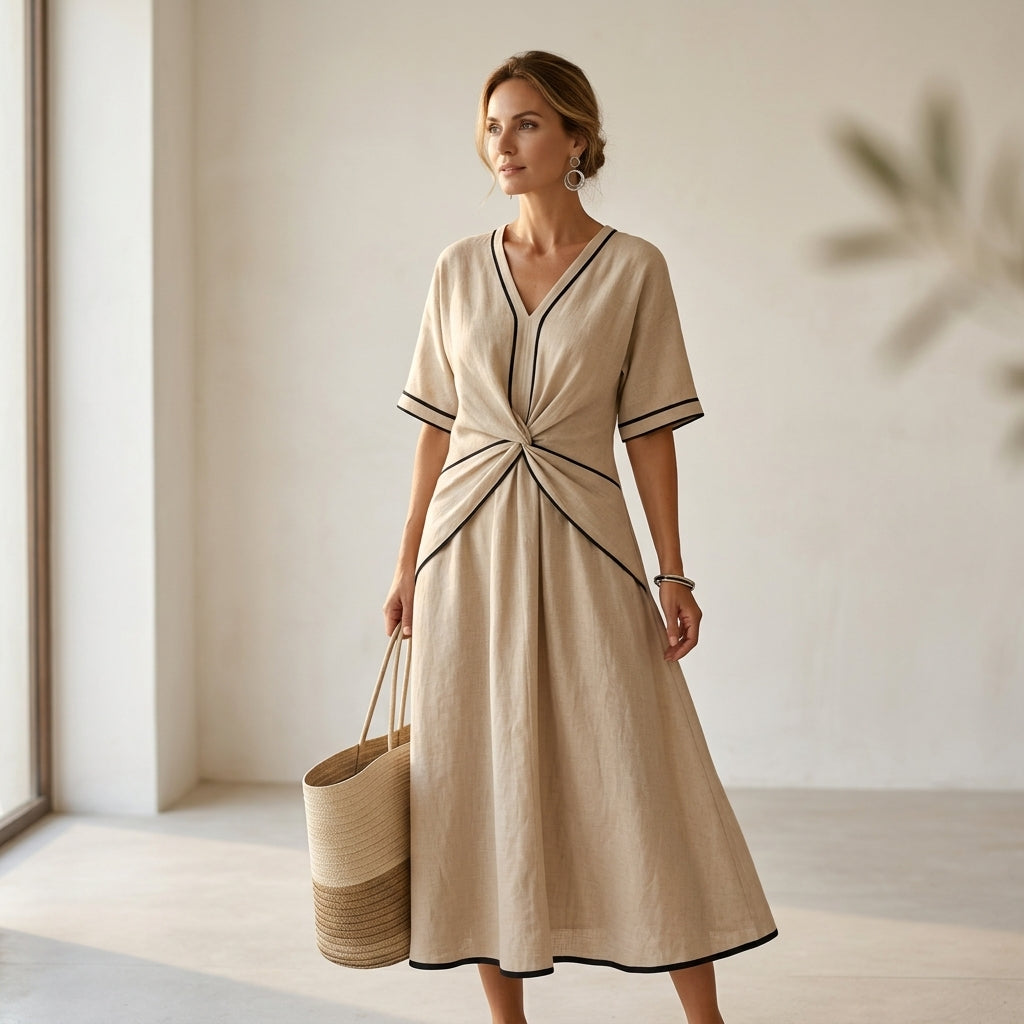 Dalia Atelier™ Vestido elegante primaveral