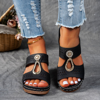 Isabella™ | Sandalias ortopédicas de confort con tacón alto