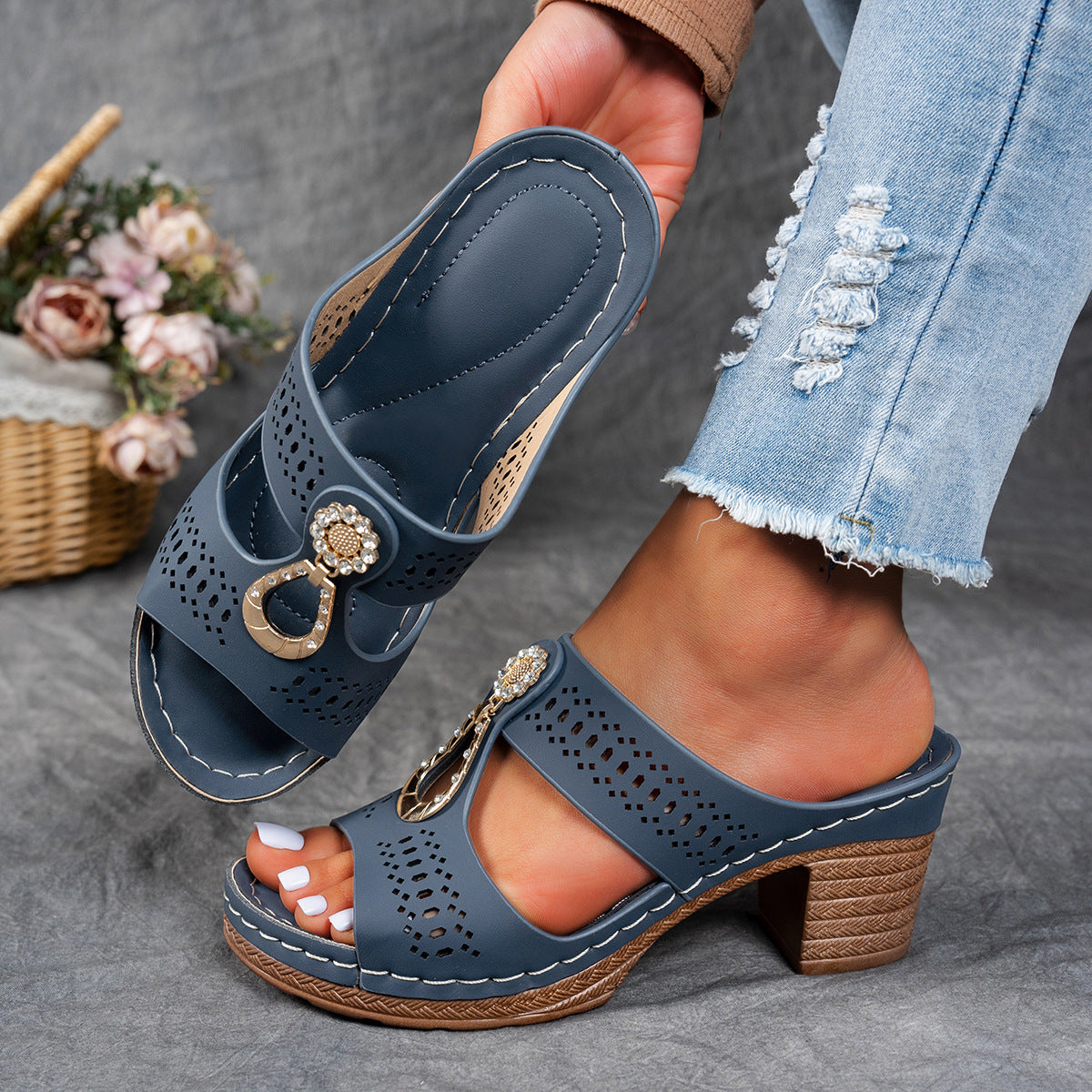 Isabella™ | Sandalias ortopédicas de confort con tacón alto