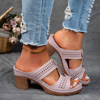 Isabella™ | Sandalias ortopédicas de confort con tacón alto