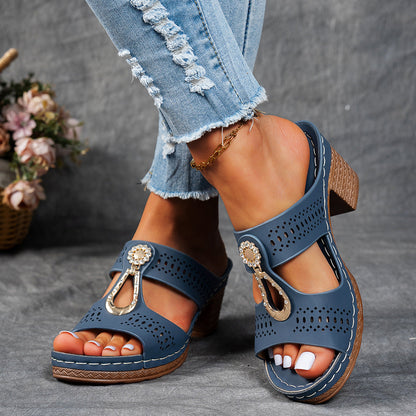 Isabella™ | Sandalias ortopédicas de confort con tacón alto