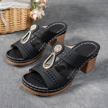 Isabella™ | Sandalias ortopédicas de confort con tacón alto