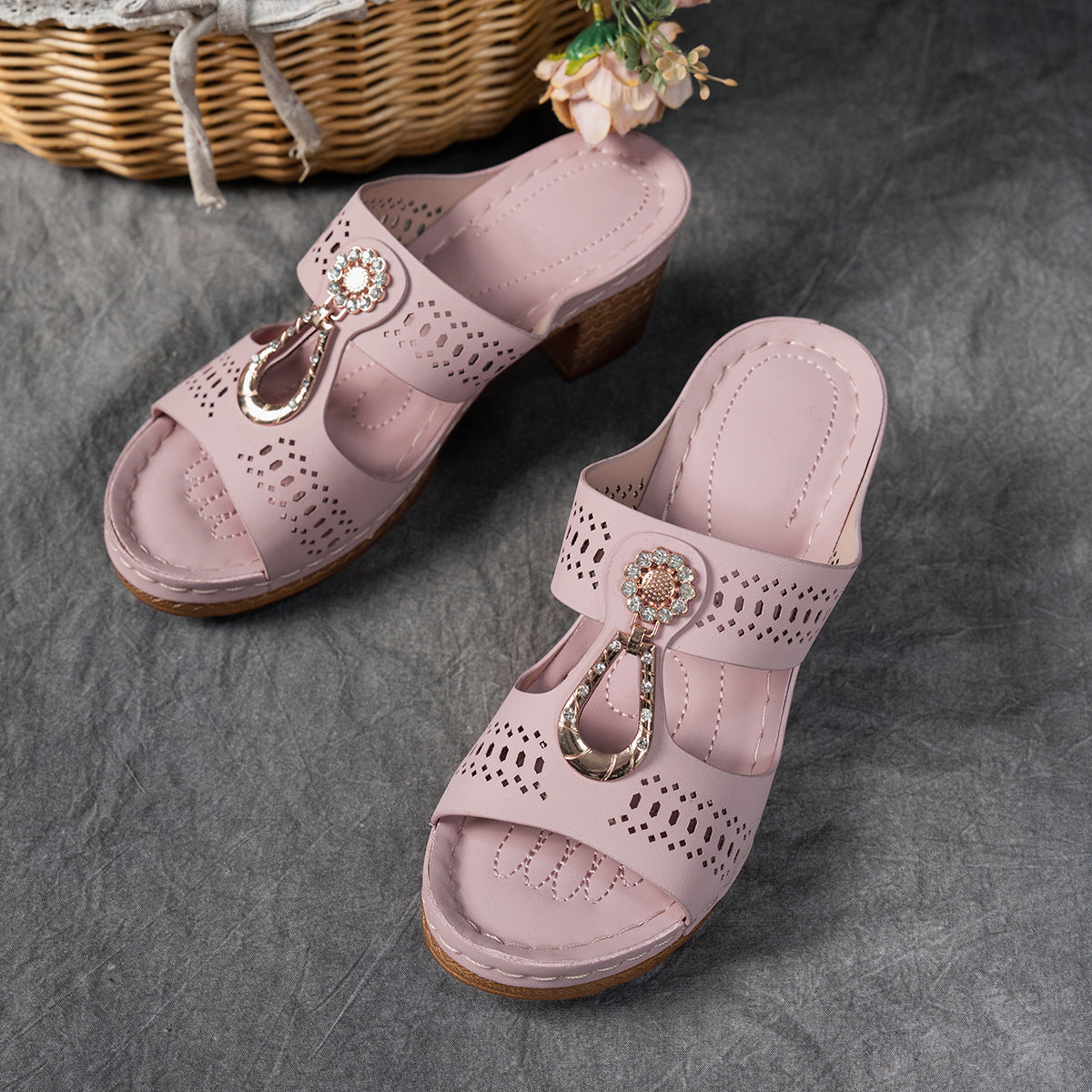 Isabella™ | Sandalias ortopédicas de confort con tacón alto