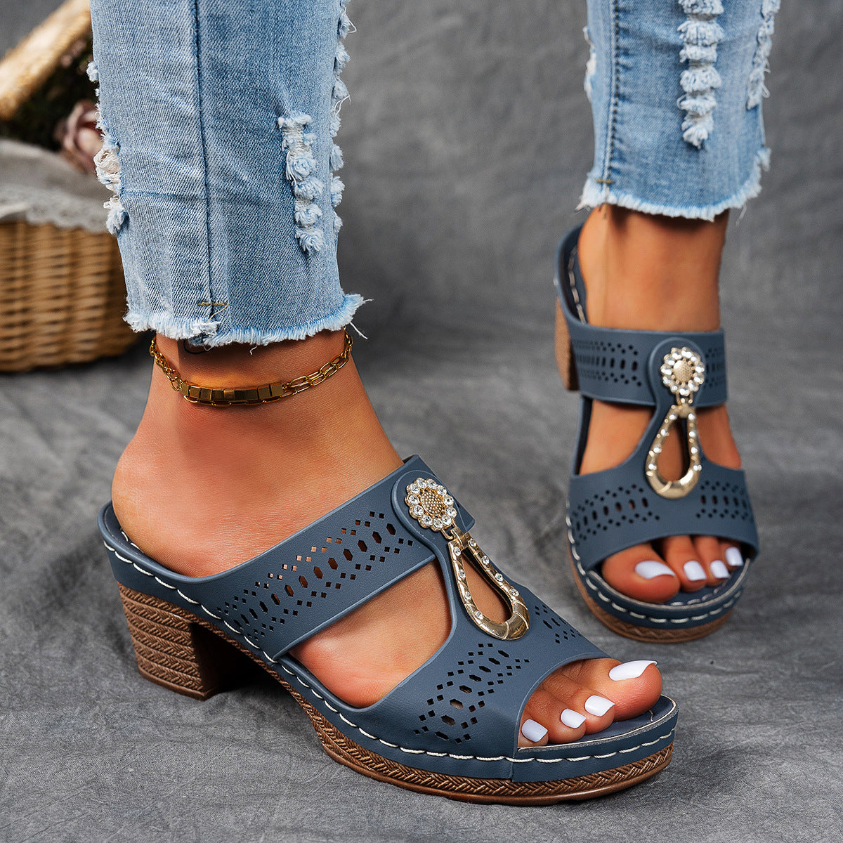 Isabella™ | Sandalias ortopédicas de confort con tacón alto