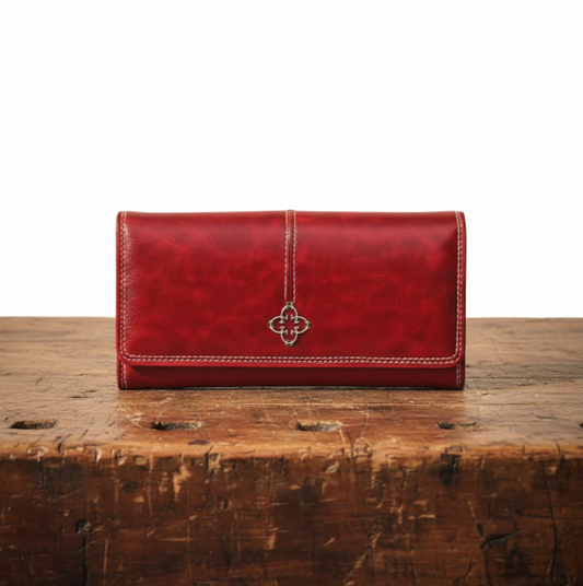 Cartera de Mano Piel