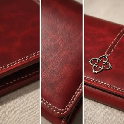Cartera de Mano Piel