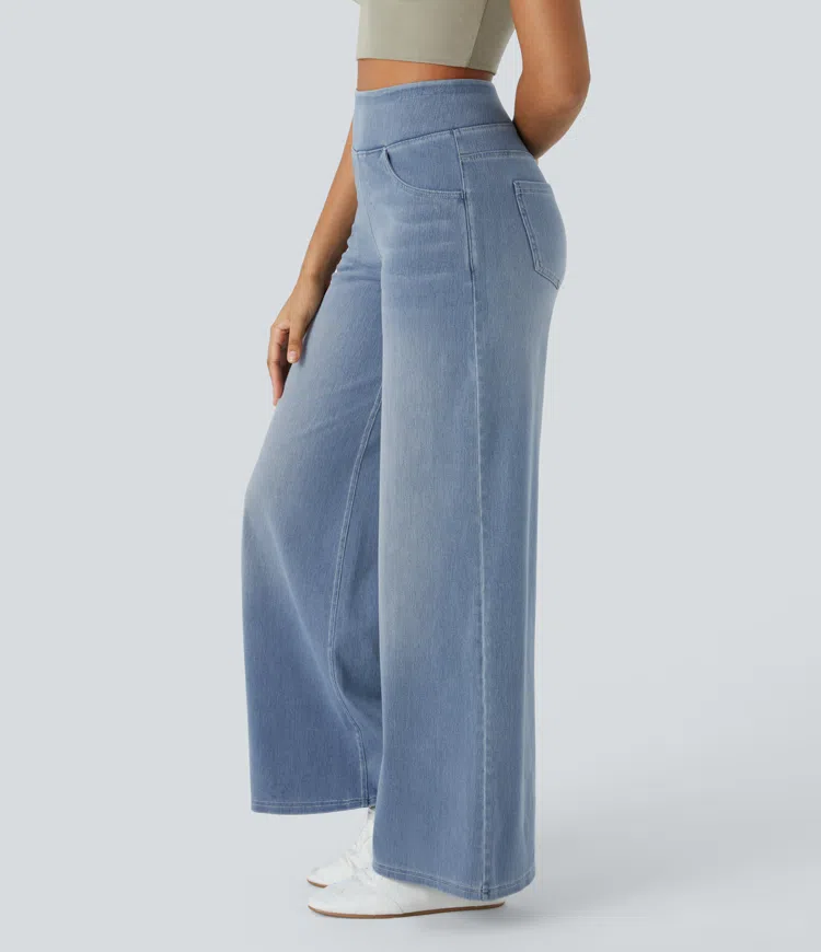 Solène - Jeans de pierna larga con ajuste relajado